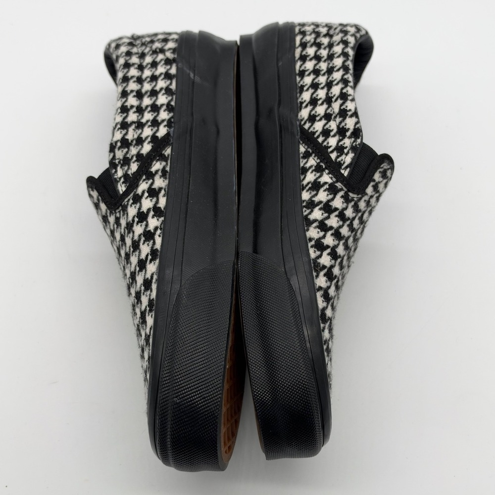 Vans LX Classic 98 Slip-On Houndstooth Black White Men 7.5 Women 9 Sneakers NWOT - Picture 6 of 8